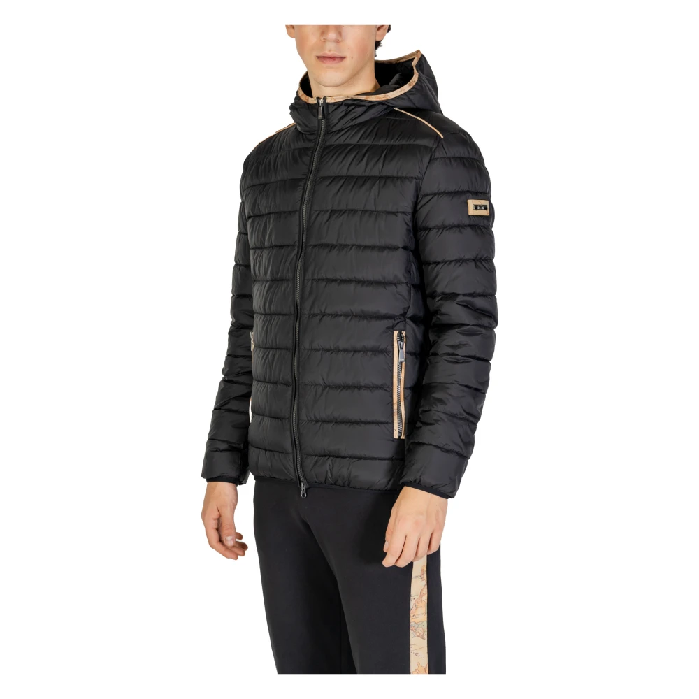 Alviero Martini 1a Classe Zwarte rits capuchonjas Black Heren