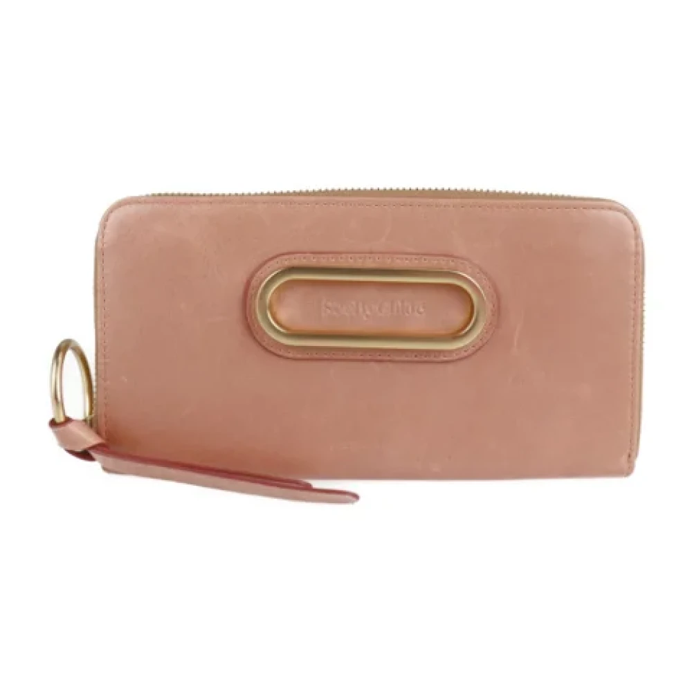 Chloé Pre-owned Leather wallets Pink Dames