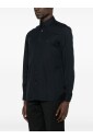 blauwe-button-up-overhemd-cutaway-kraag