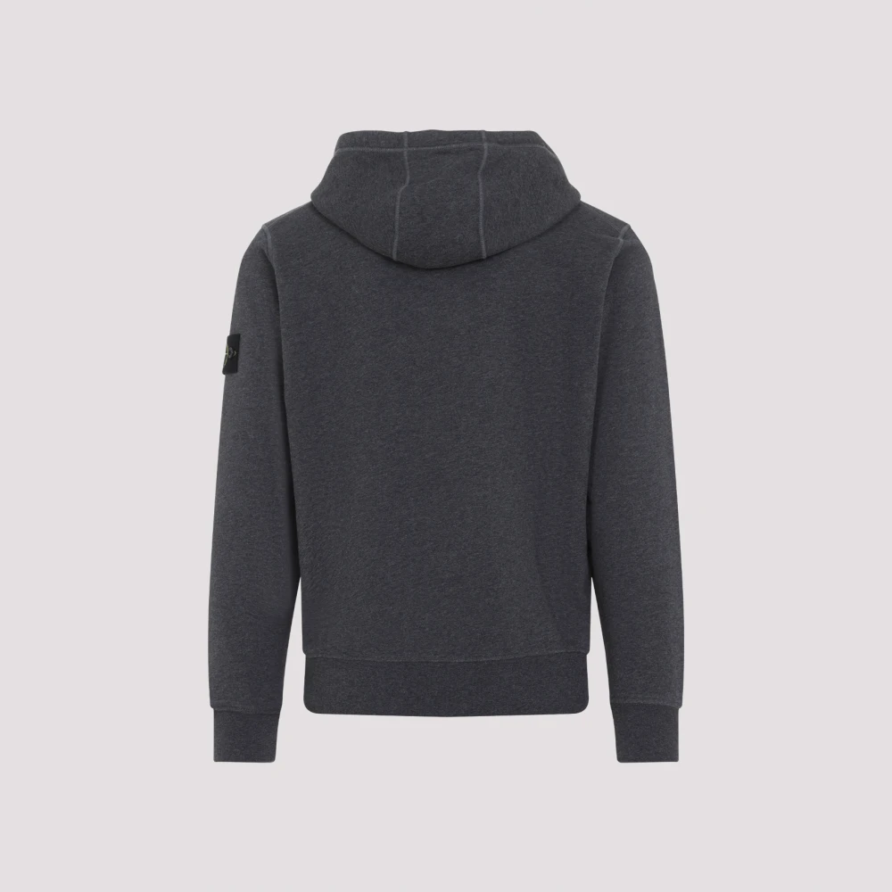 Stone Island Grijze Sweatshirt met Tonal Hood Gray Heren