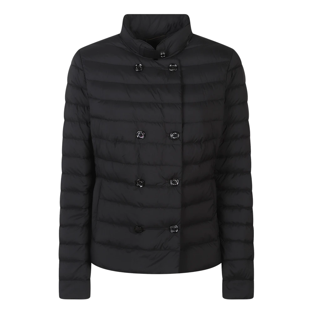 Moorer Svart Clement-S3 Vadderad Jacka