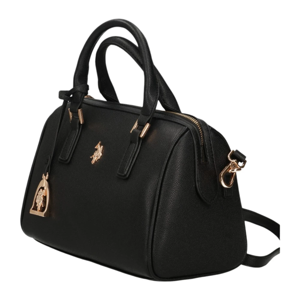U.s. Polo Assn. Handtas Stijlvolle Mode Accessoire Trendy Chic Black Dames