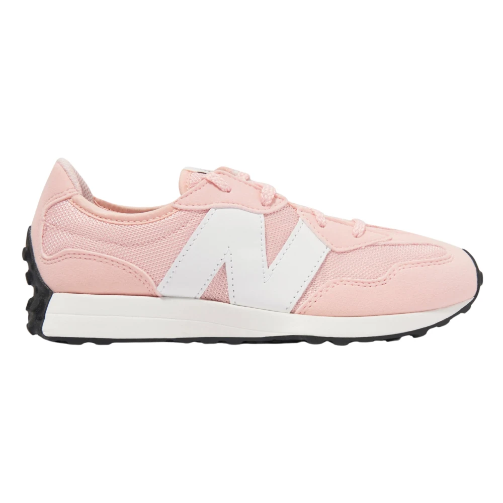 New Balance Girls Pink Kids Sneakers, 37 1/2 Eu, 327 Lace