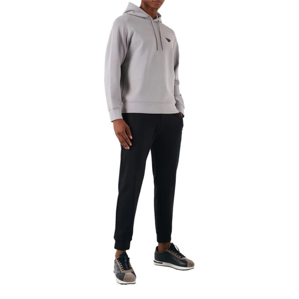 Emporio Armani Hoodie Sweatshirt Gray Heren