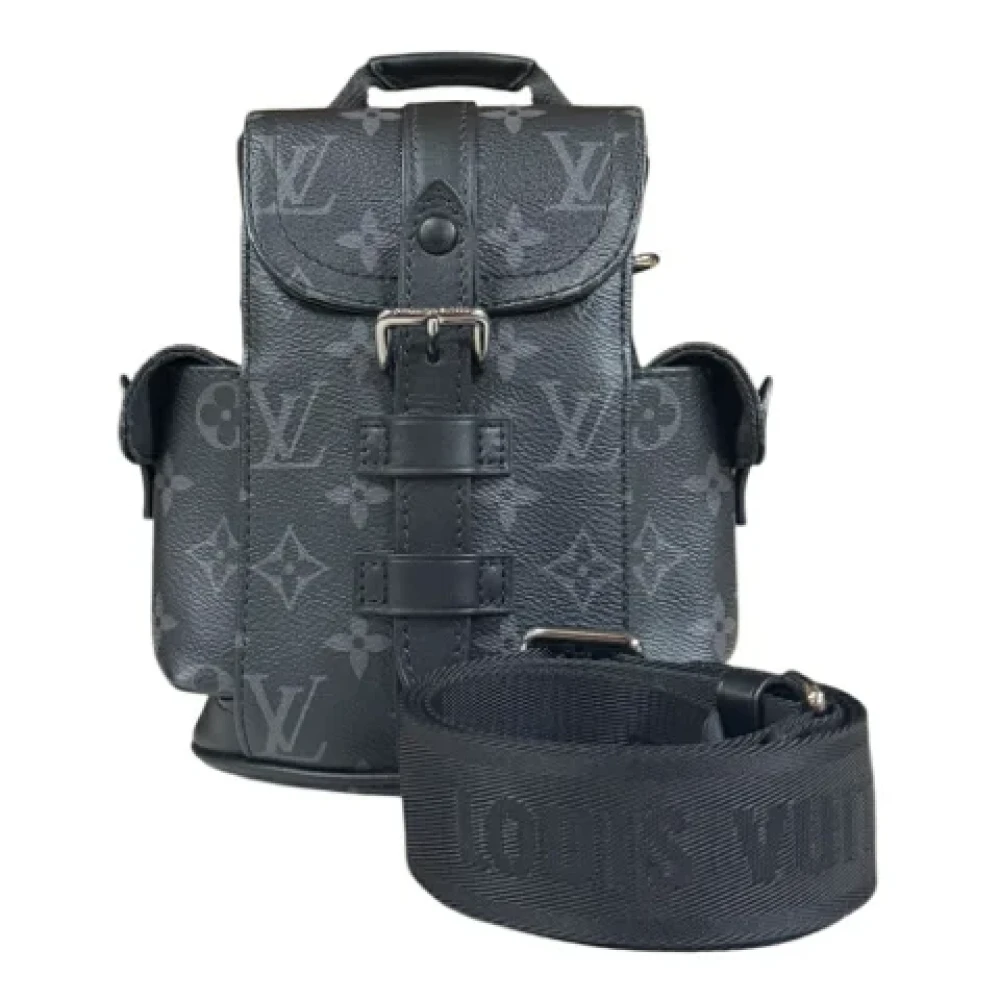 Louis Vuitton Vintage Pre-owned Canvas louis-vuitton-bags Black Dames