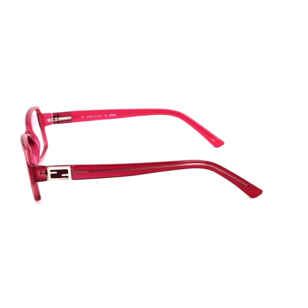 Fendi Multicolor Dames Plastic Frame Bril Red Dames