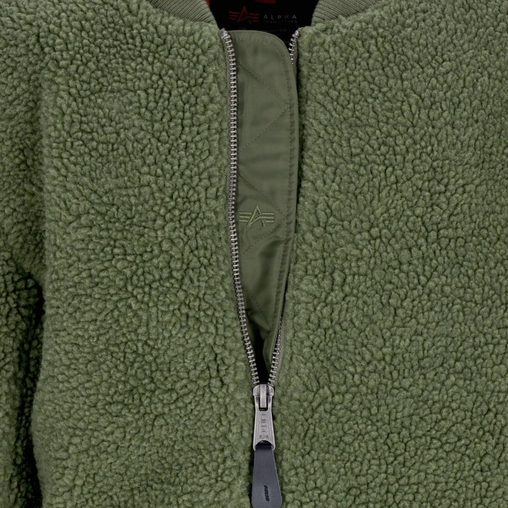 alpha industries Liner Man Ma-1 Teddy Jas Green Heren