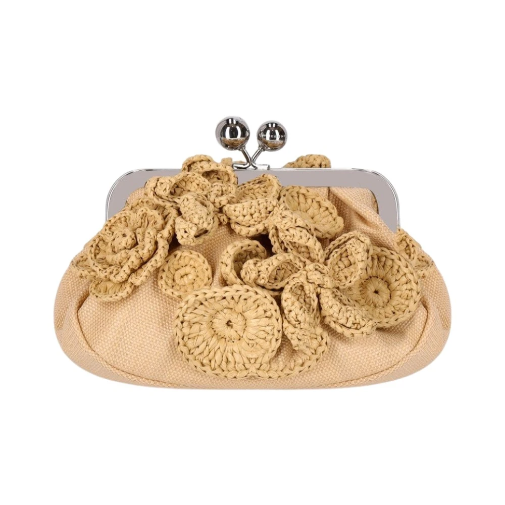 Weekend Max Mara Beige Pasticcino Comune Small Clutch - Female - Clutches - One Size - Bags