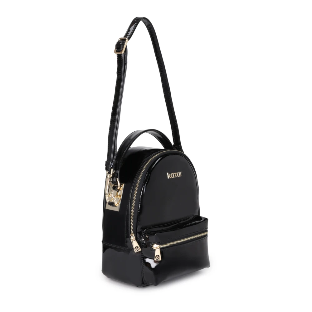 Kazar Dames zwarte rugzak 2-in-1 Black Dames