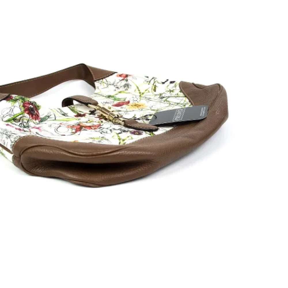 Gucci Vintage Pre-owned Fabric gucci-bags Beige Dames