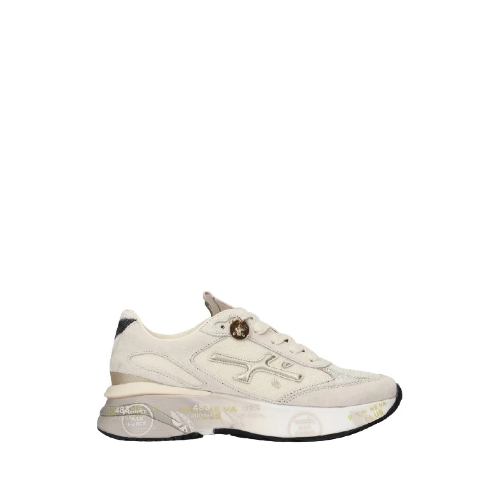 Premiata Women's White Sneakers, 3 Uk, Moerund 8080
