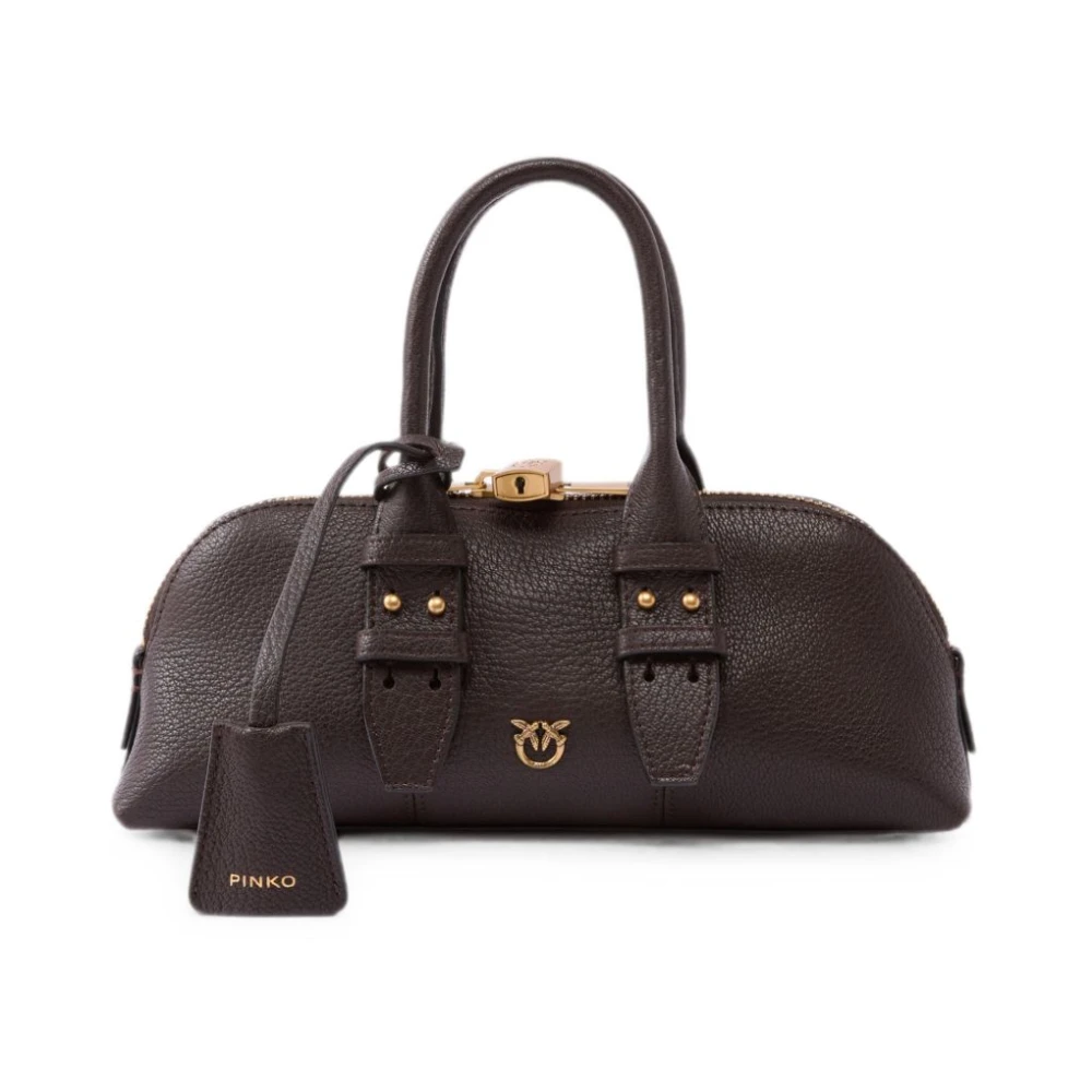 Pinko Bolso Bowling Bags Mujer Marrón 