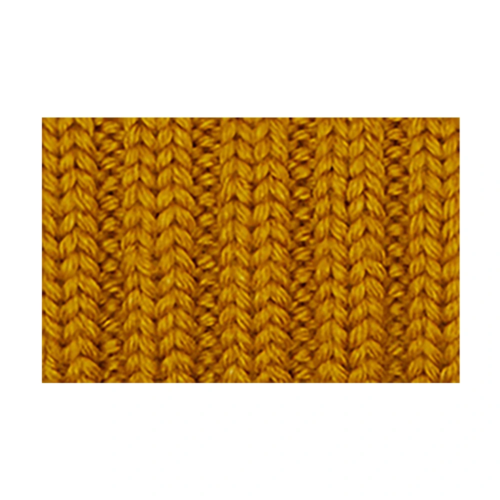 Gallo Gele Geribbelde Beanie Muts Yellow Unisex