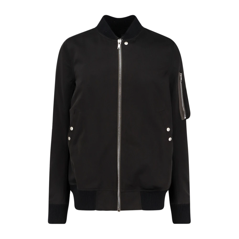 Rick Owens Black Bomber Jackets, Male, Xl, Classic Flight Bomber Jacket