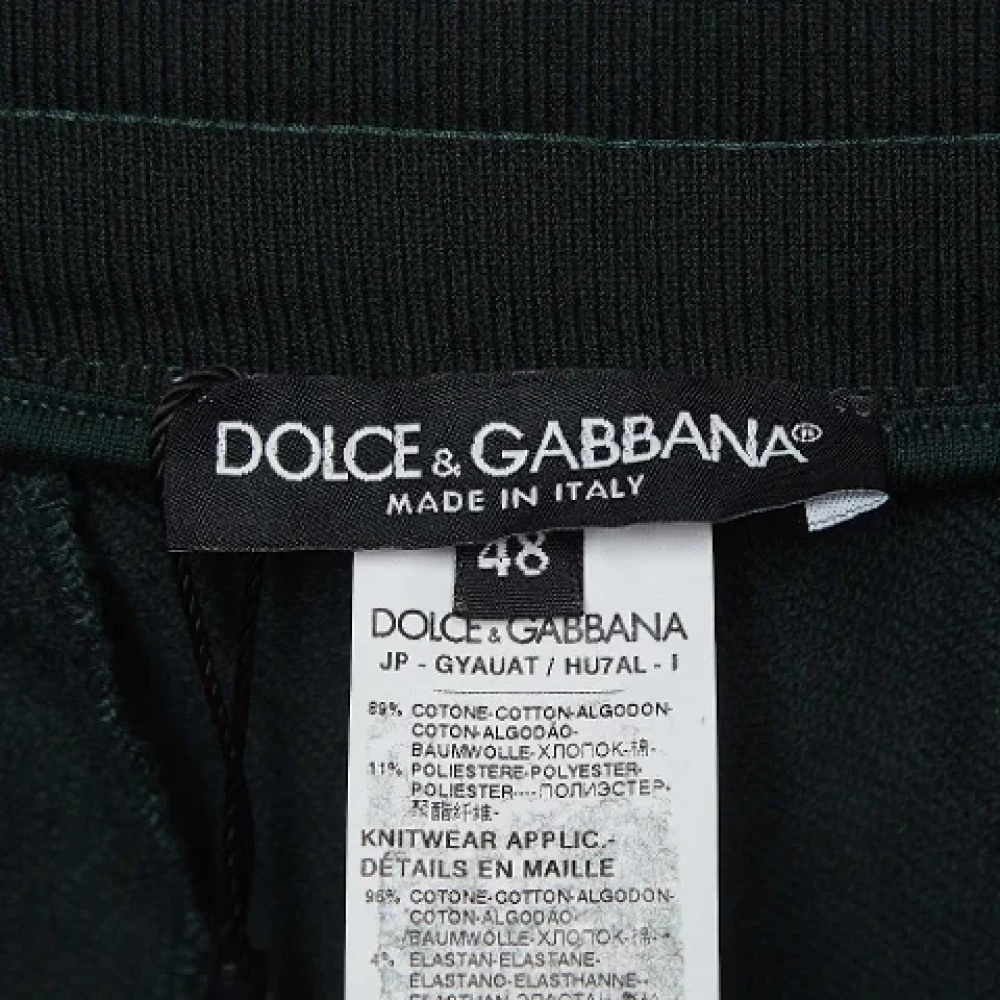Dolce & Gabbana Pre-owned Fabric bottoms Green Heren