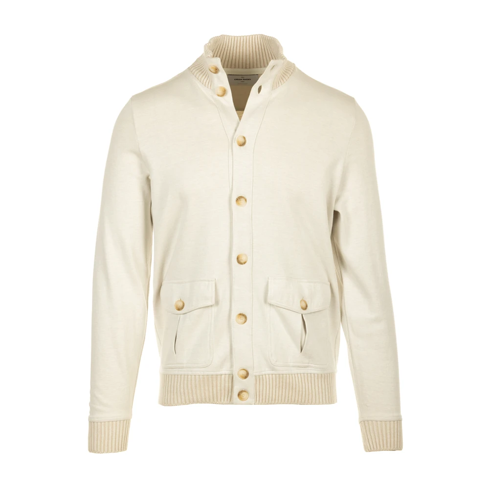 Gran Sasso Witte Jas Blusotto Corana ML White Heren