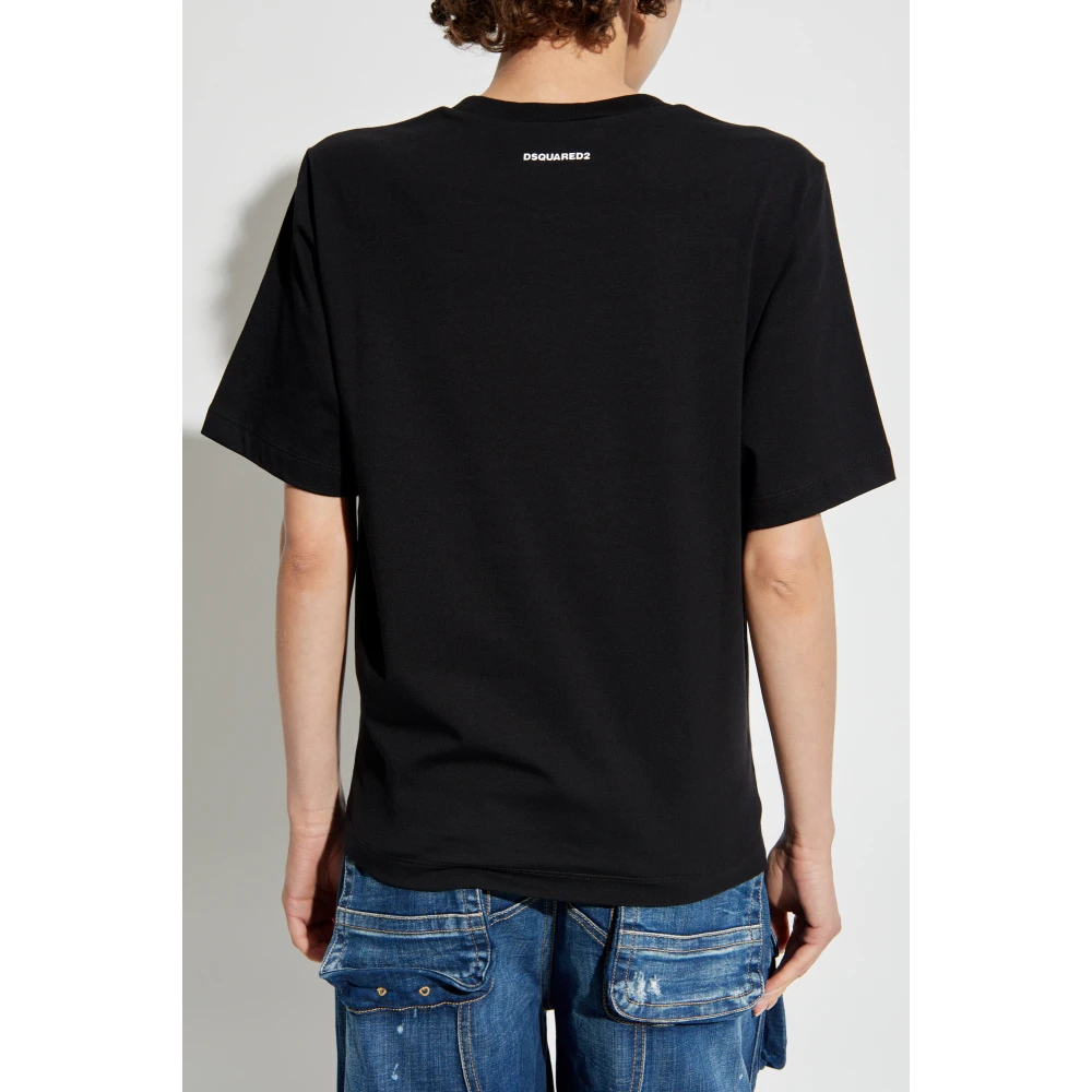 Dsquared2 Hoodie Black Dames