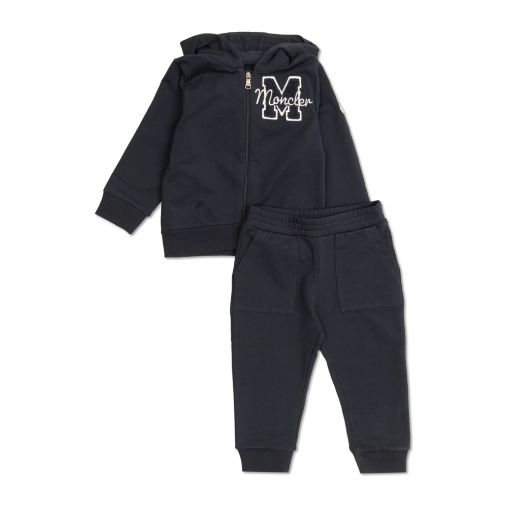 Moncler Blue Set: Sweatshirt And Trousers - Unisex - Kids Sport Sets - 2 Y - Kids