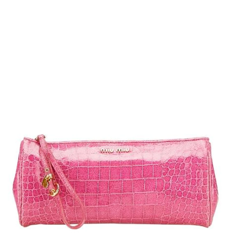 Pre-owned > Pre-owned Bags > Pre-owned Clutches - - Miu Miu Pre-owned - Modalova