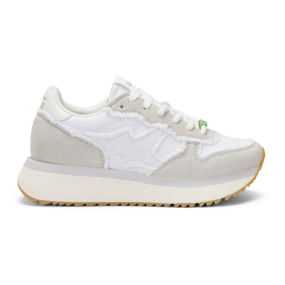 Sun68 Big Stargirl Canvas Dames Schoenen Wit