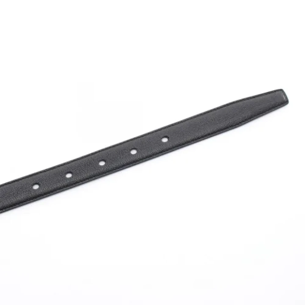 Yves Saint Laurent Vintage Pre-owned Leather belts Black Dames