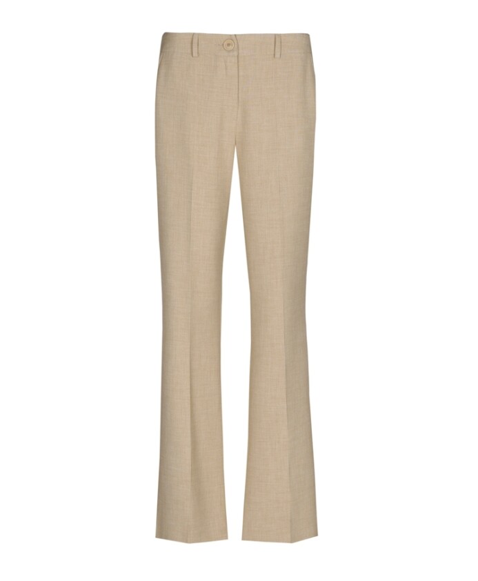 pantalon-evase-camel-en-tissu-fil-a-fil