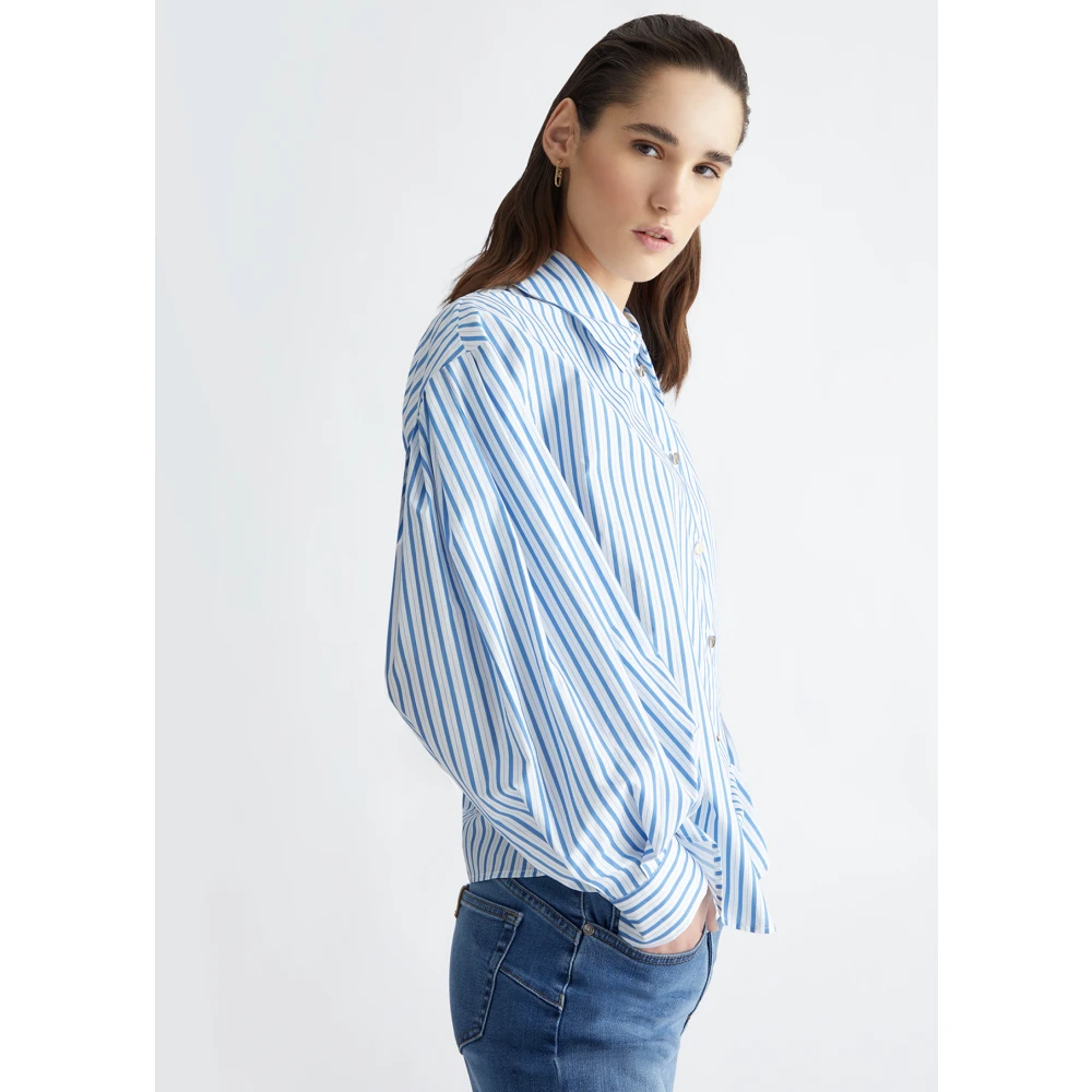 Liu Jo blouses Ca4397 T2558 Blue Dames