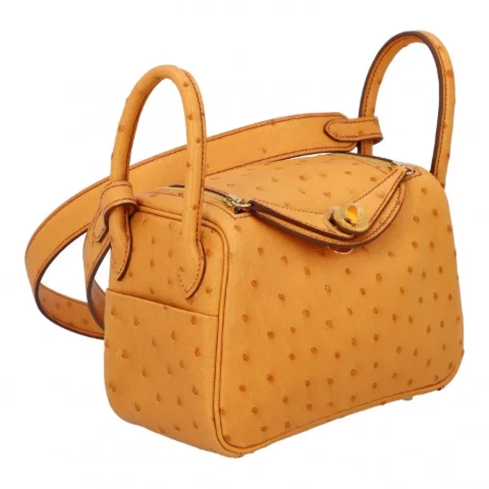 Hermès Vintage Pre-owned Leather shoulder-bags Brown Dames