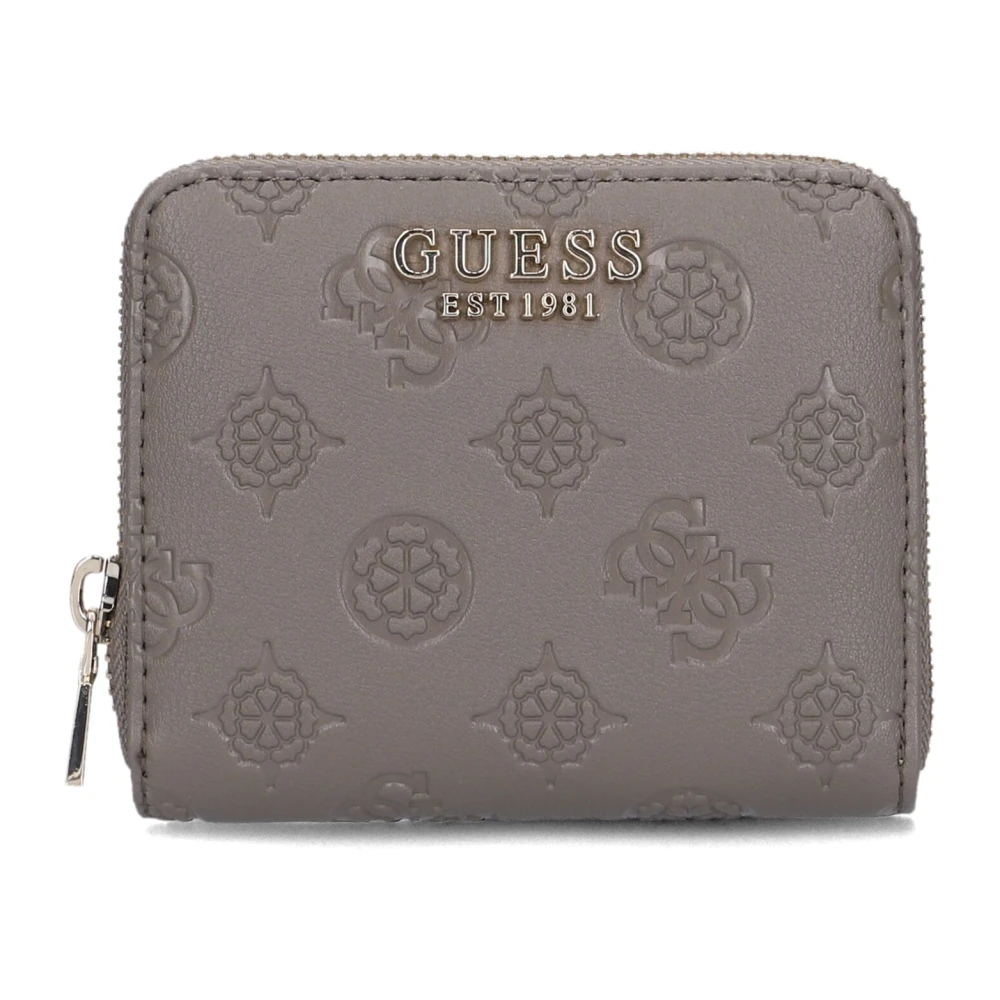 Guess Kleine rits rondom damesportemonnee Beige Dames
