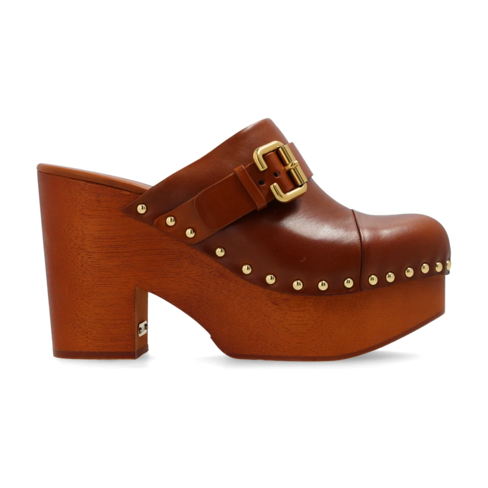 Shoes > Flats > Clogs - - Chloé - Modalova