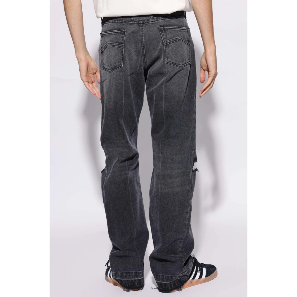 Rhude Jeans met zakken Black Heren