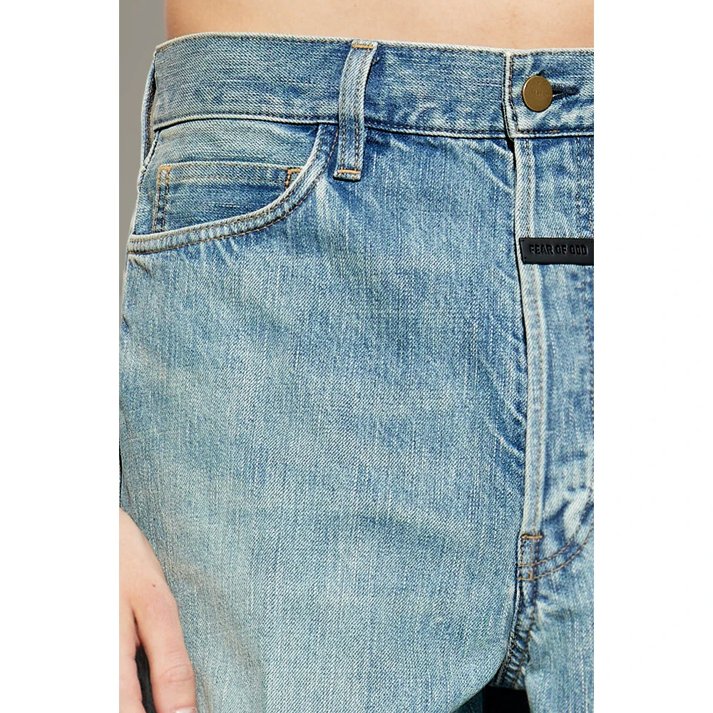 Fear Of God Jeans met vintage effect Blue Heren