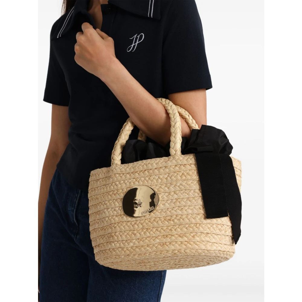 Patou Beige Trekkoord Bovenhandvat Tas Beige Dames