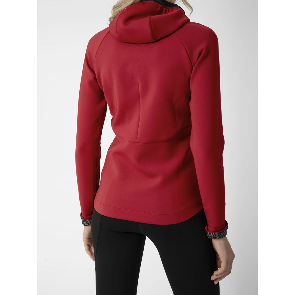 LaMunt Sunset Red Antje Thermische Hoodie Red Dames