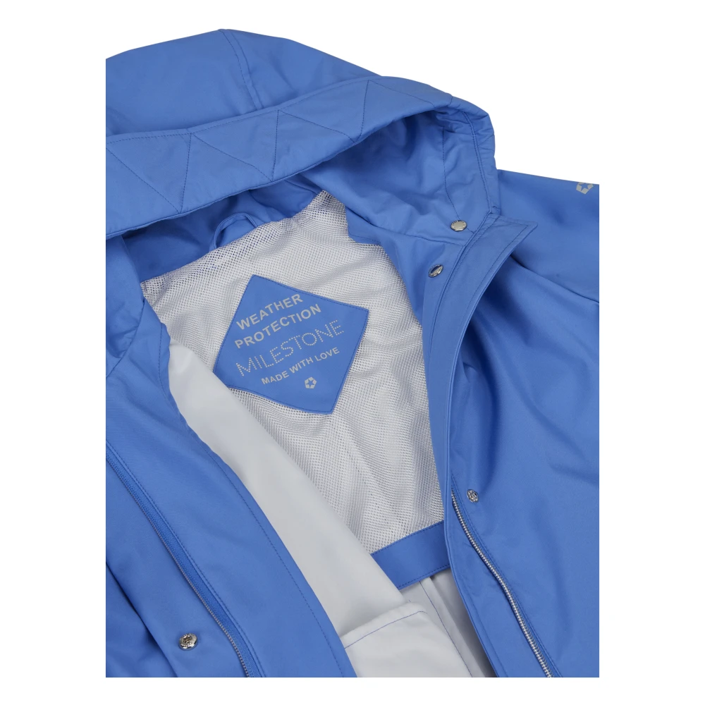 Milestone Sportieve A-Shape Jack met Waterafstotend Materiaal Blue Dames