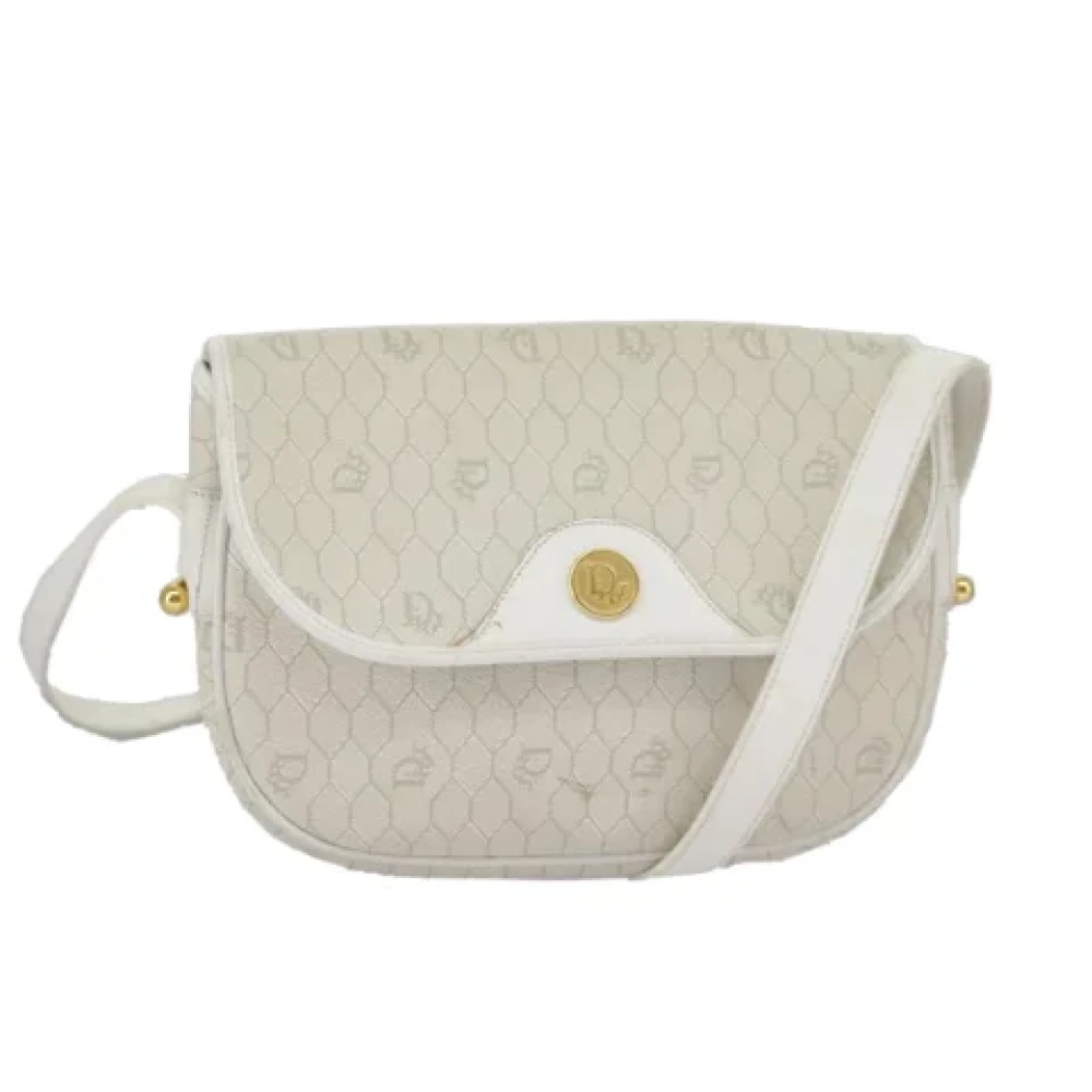 Dior Vintage Pre-owned Canvas dior-bags Beige Dames