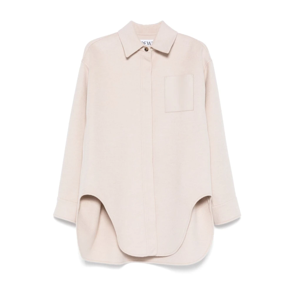 Loewe Stijlvolle Jassen Collectie Beige Dames