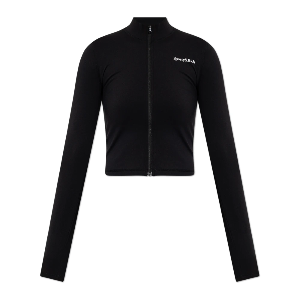 Sporty & Rich Sweatshirt uit de Core-collectie Black Dames