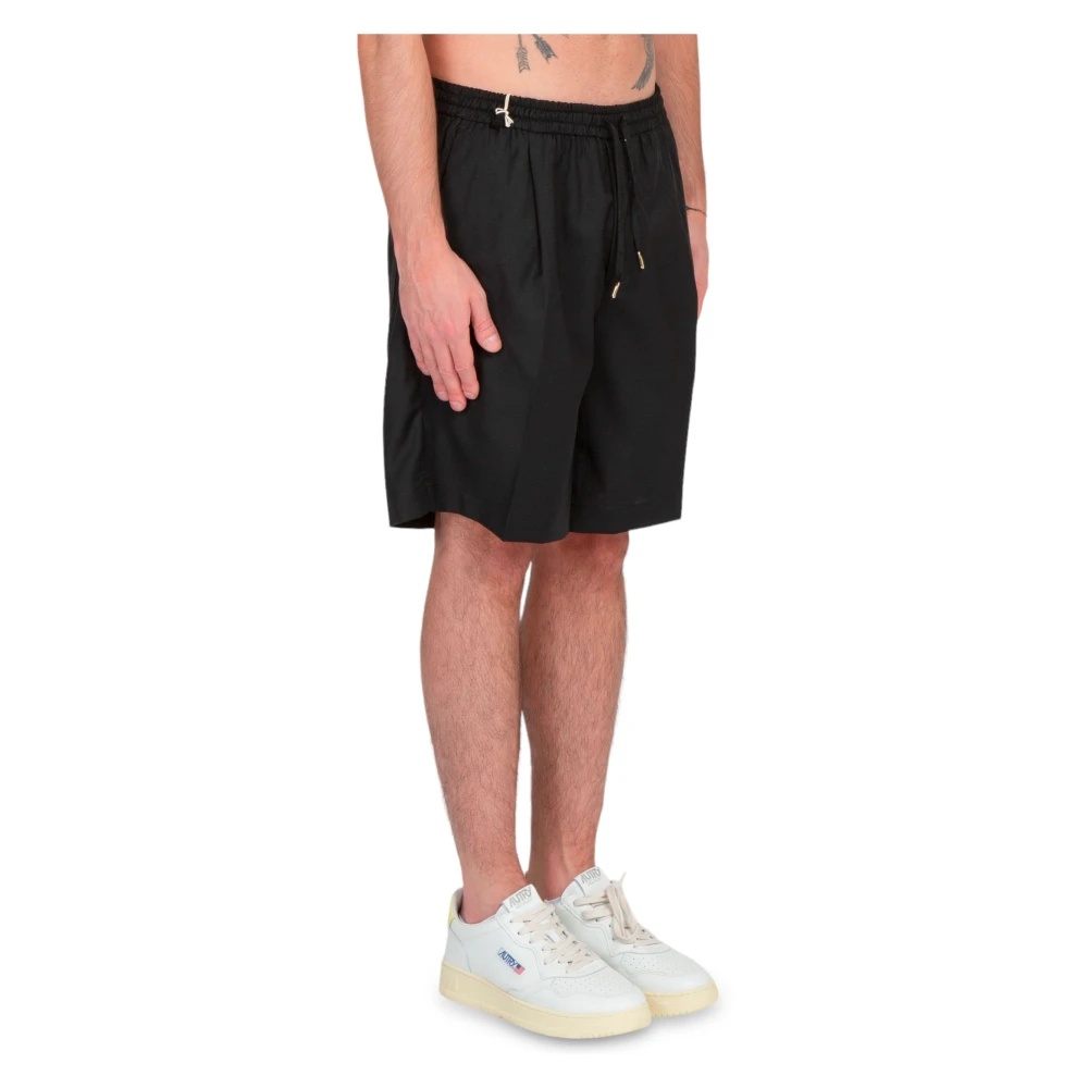 Briglia Elastische Taille Shorts in Molokay Stijl Black Heren