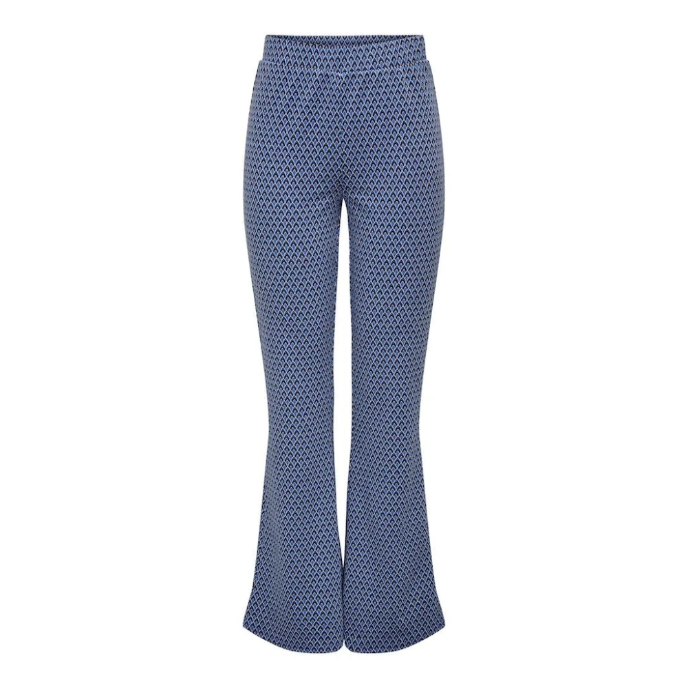 Only Wide Trousers Blue Dames