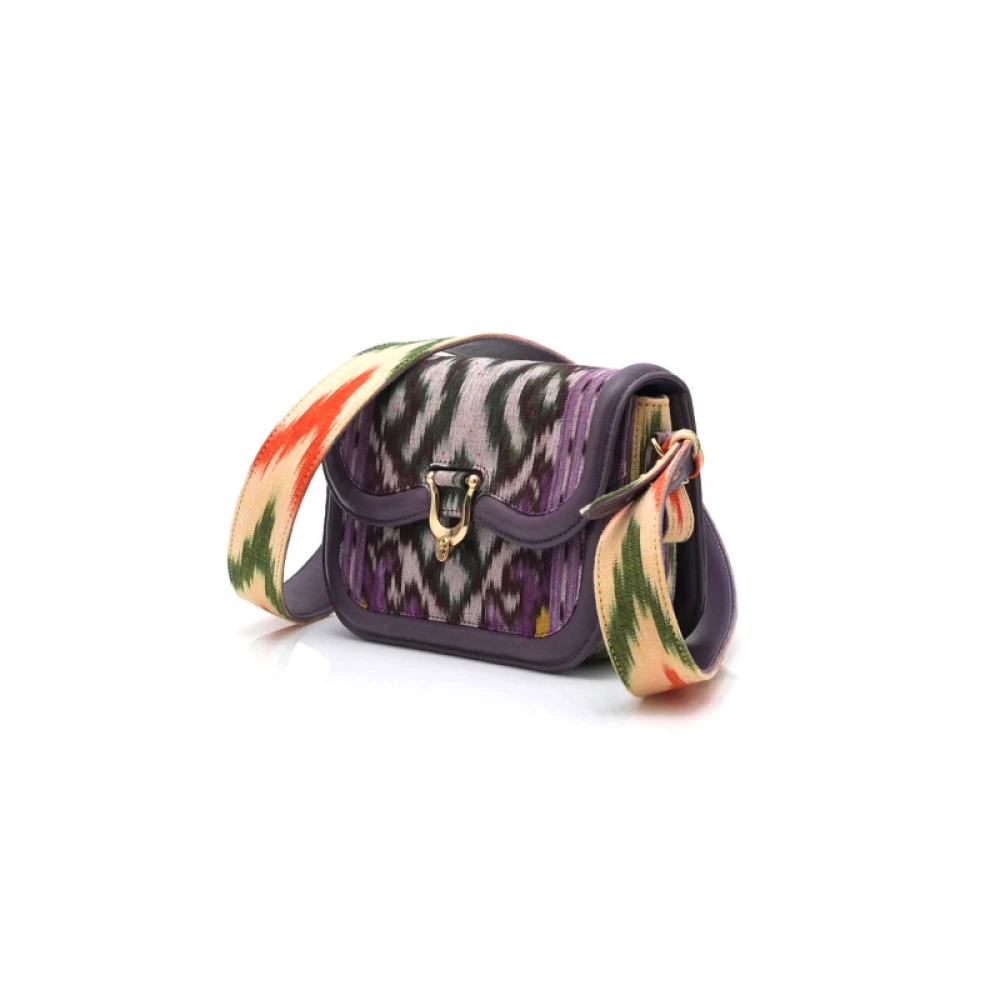 Claris Virot Mini Manon Paarse Maan Schoudertas Multicolor Dames