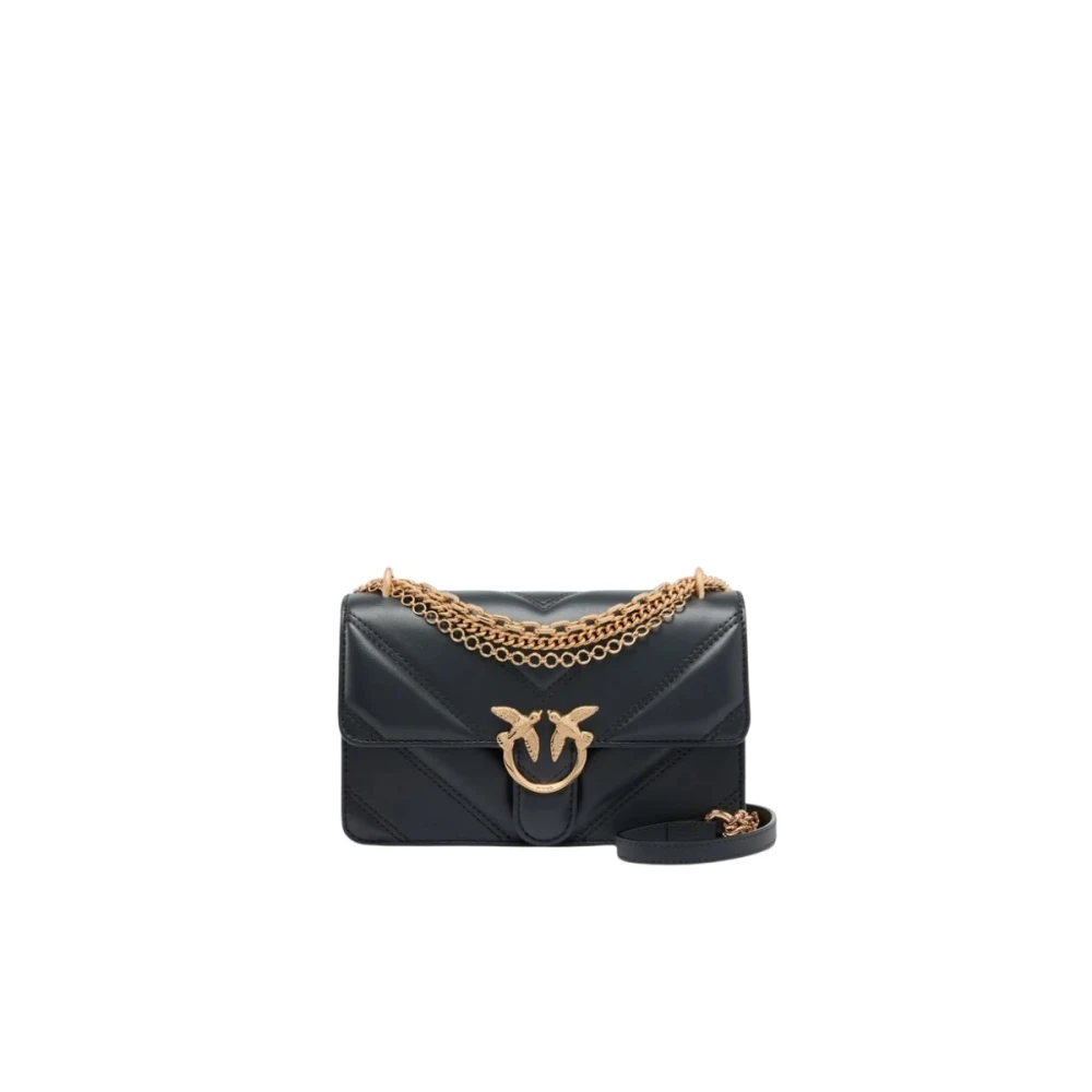 Pinko Grå Mini Love Bag One