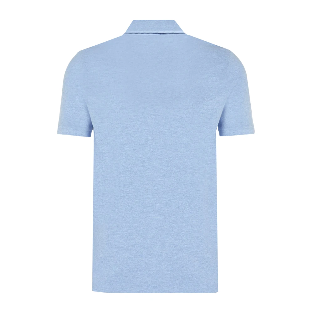 Polo Ralph Lauren Geborduurd logo piqué poloshirt Blue Heren