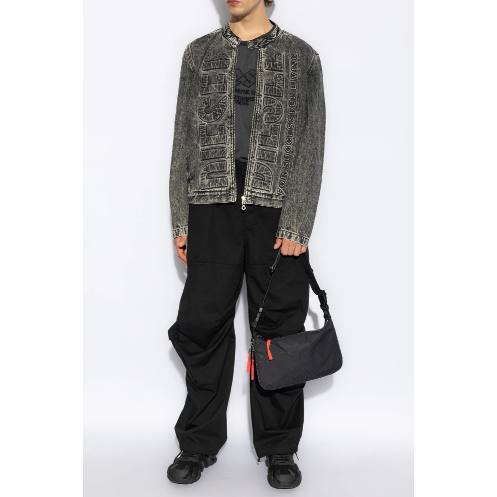 Diesel Denim Jacket D-Glory-S1 Gray Heren