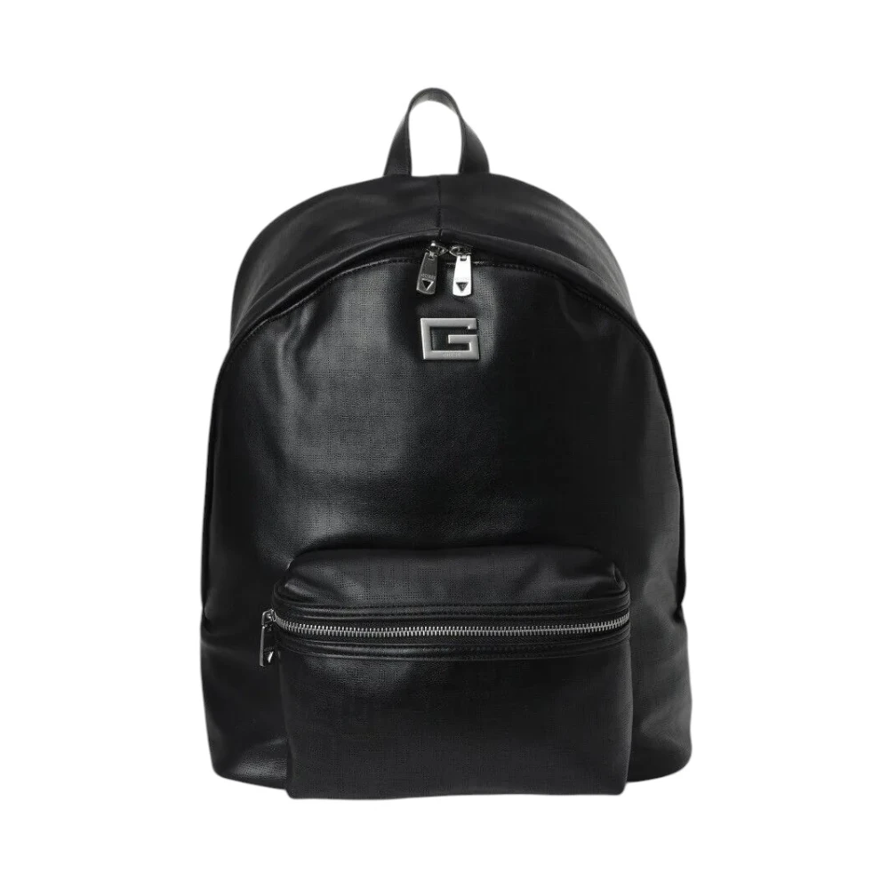 Guess Men's Black Backpacks, One Size, Siena Backpack