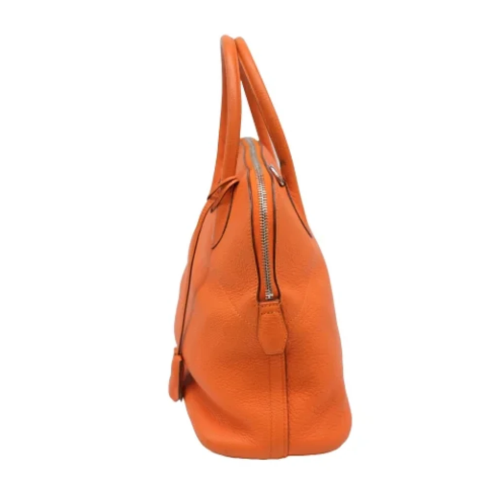 Hermès Vintage Pre-owned Fabric handbags Orange Dames