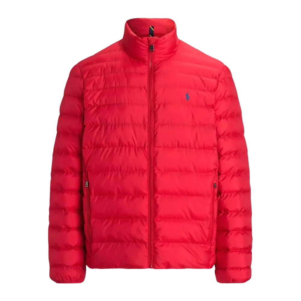 Ralph Lauren Rode gewatteerde jas Red Heren