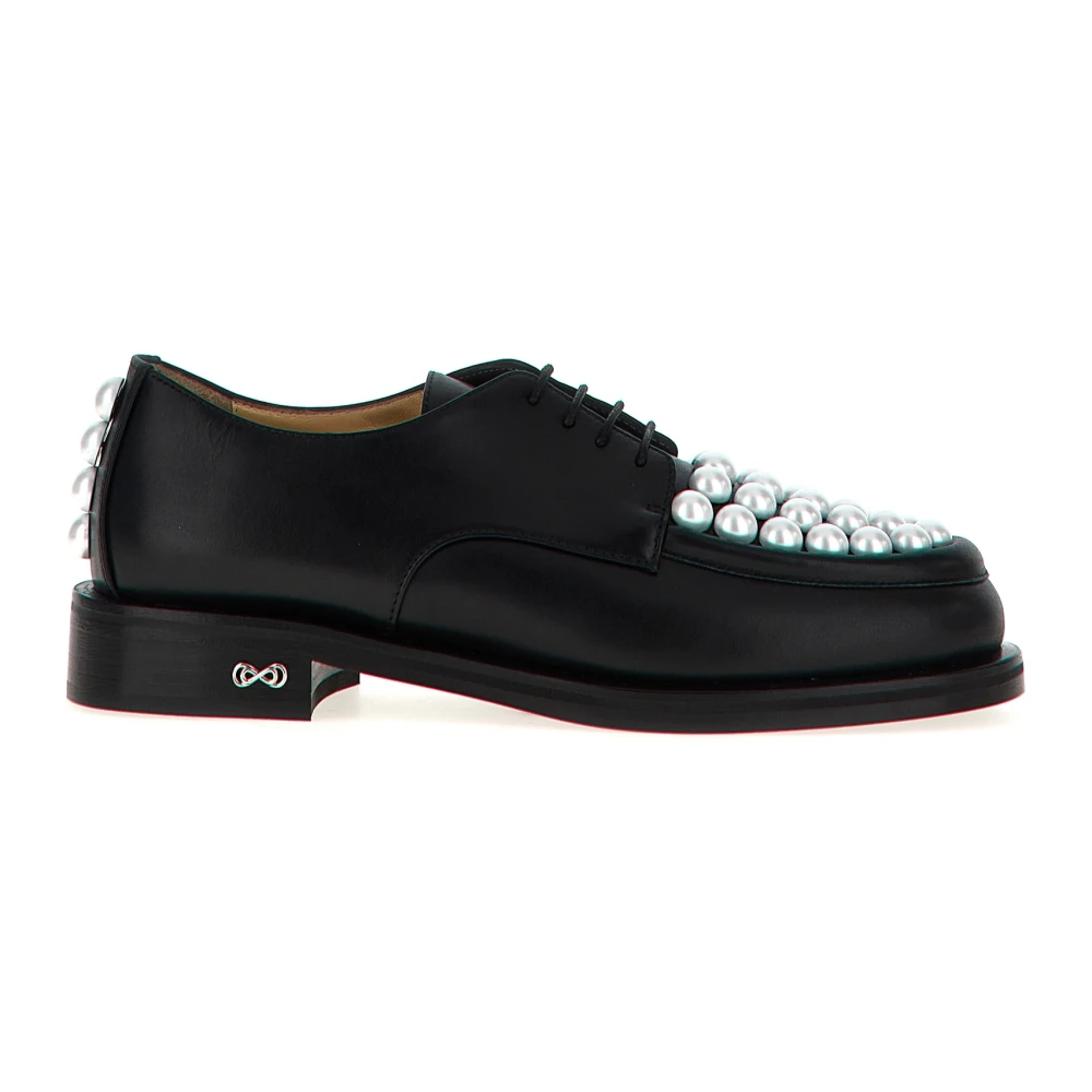 Mach & Mach Femme Noir Chaussures, Taille: 36 Eu Sirene Lace Up Chaussures