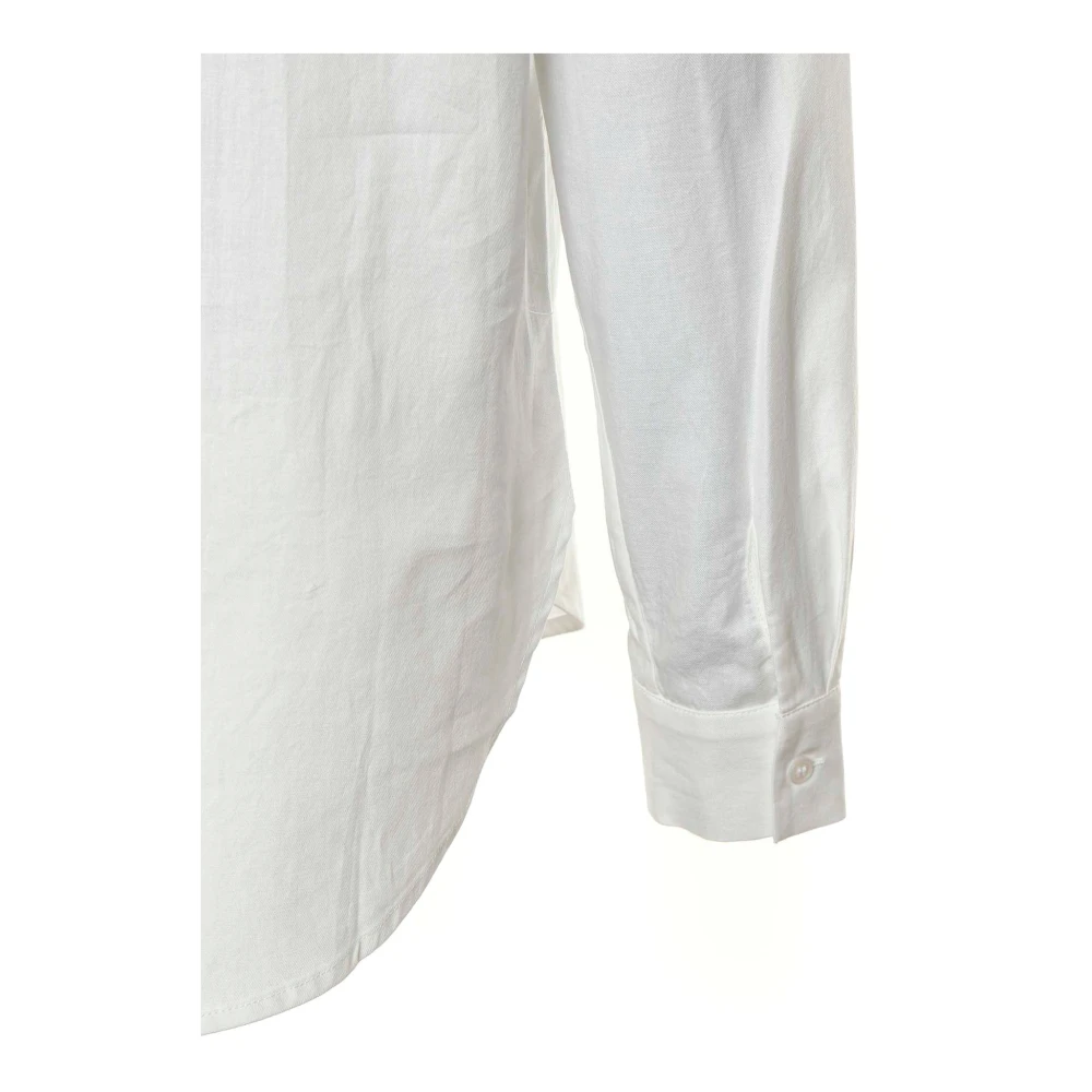Samsøe Elegante blouse met lange mouwen White Dames