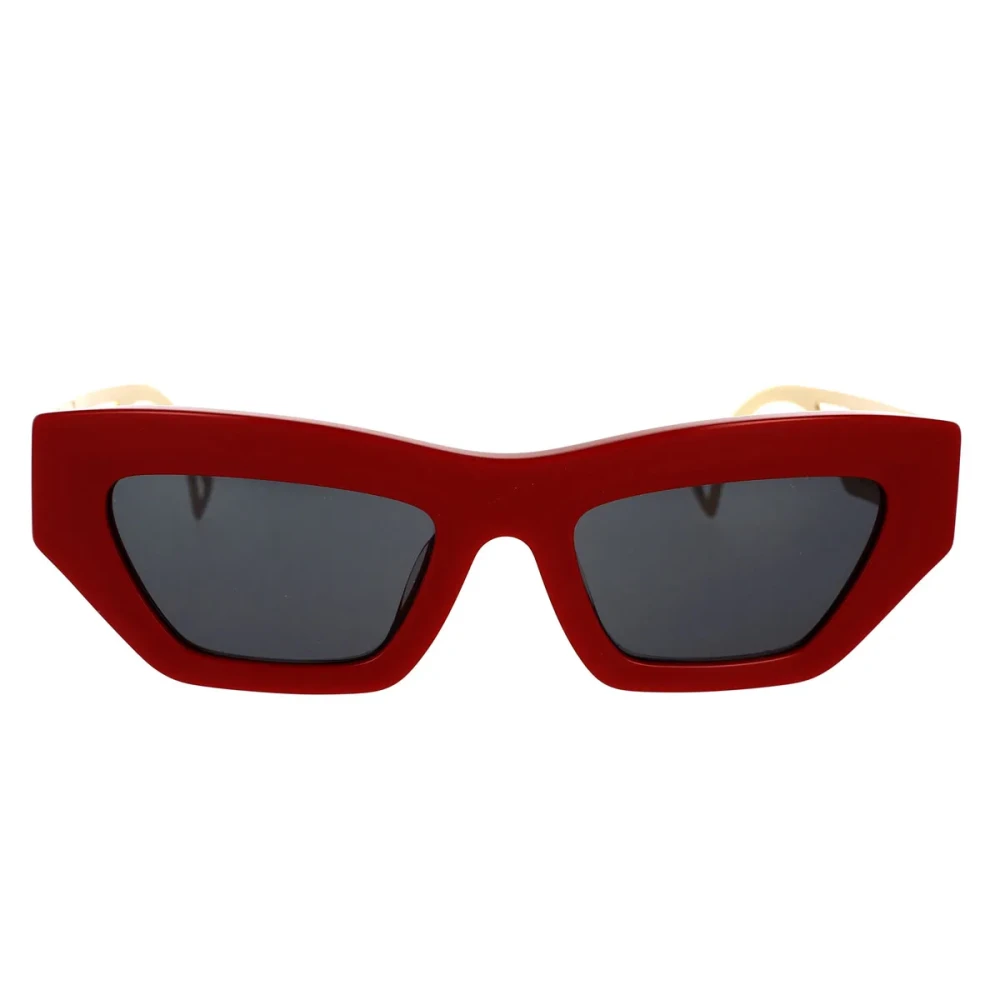 Versace Grey Woman Ve4432u 538887 Sunglasses Acetate Red Geometric Normal - Image 3